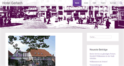 Desktop Screenshot of hotel-gerlach.de