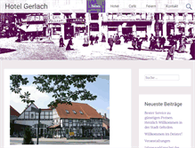 Tablet Screenshot of hotel-gerlach.de